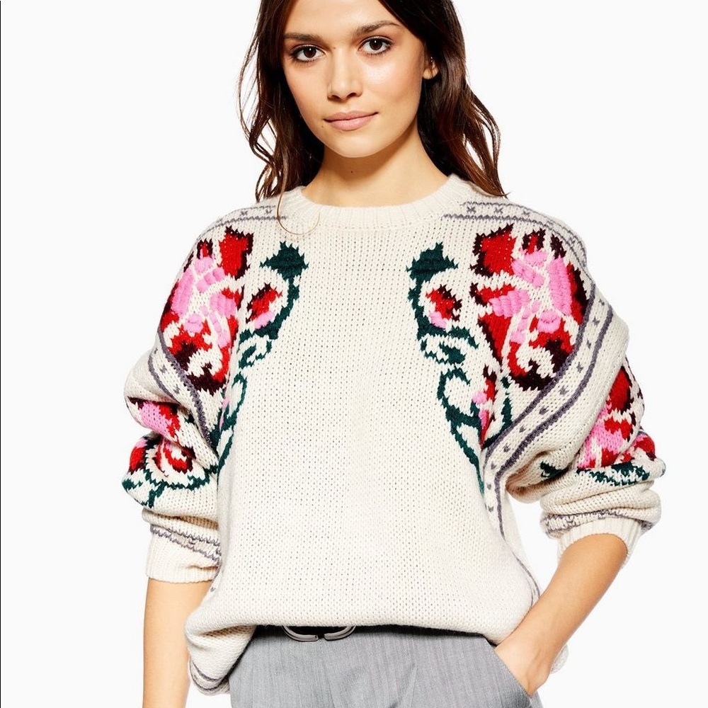 Topshop pullover winter sweater Size 6